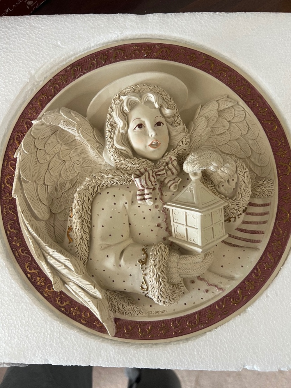 Limited Edition 9 “Sarah's Angels Decorative Resin 3D Wall Plate by Betty Singer